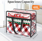 SpaceTrove Clear Storage Bags, 4-Pack Under Bed and Closet Organizers 60L - Image 2