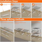 BLULEE Expandable Under Sink Organizer, No-Drill Adjustable Shelf - Image 9