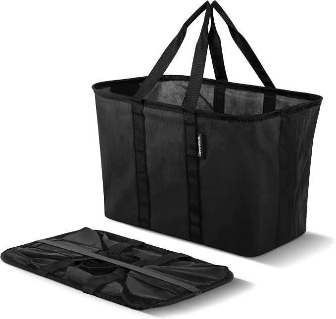 CleverMade EcoBasket Collapsible Grocery Tote, 30L Structured Tote Bag by CleverMade