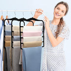 Closet Organizers and Storage, 3 Pack Pants Hangers Space Saving | Organization and Storage, Velvet Hanger for Dorm Room for College Students Girls Boys Guys Hanging Jean Scarf - Image 7