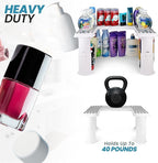 Expandable Under Sink Organizer and Storage I Bathroom Under the Sink Organizer Kitchen Under Sink Shelf I Cleaning Supplies Organizer Under Sink Storage I EXPANDABLE HEIGHT DEPTH & WIDTH - Image 6