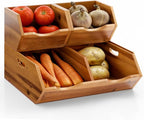 Tidita Potato & Onion Storage Bin, Stackable Pantry Bins (Patent Pending) by TIDITA