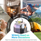 EUDELE 2 Pack Mesh Shower Caddy Portable for College Dorm Room Essentials, Shower Caddy Dorm with 9-Pocket Large Capacity,Shower Bag for Beach,Swimming,Gym - Image 7