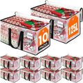 RoomHacks Moving Bags, Heavy Duty Large Storage Bags, 125L, 10 Pack, Clear | Packing Bags with Handles & Zippers, Storage Totes for college dorm move & Home Organization, Alternative to Moving Box by RoomHacks