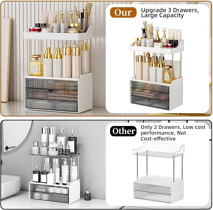 StorBin Arcylic 5-Tier Makeup & Skincare Organizer for Vanity, Bath - Image 2