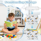 Collapsible Storage Basket Collapsible Fabric Laundry Basket with Handles - Image 4