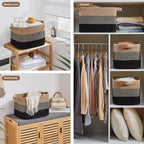 OIASKET Storage Basket for Organizing 3 Pack, Woven Baskets for Storage - Image 8