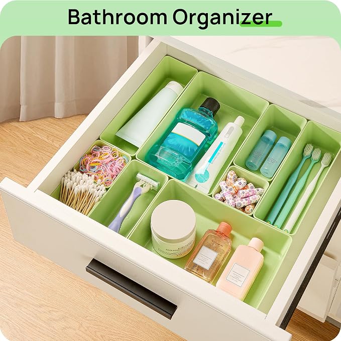 Vtopmart 25 Pack Plastic Drawer Organizers with Non-slip Rubber Pads - Image 5