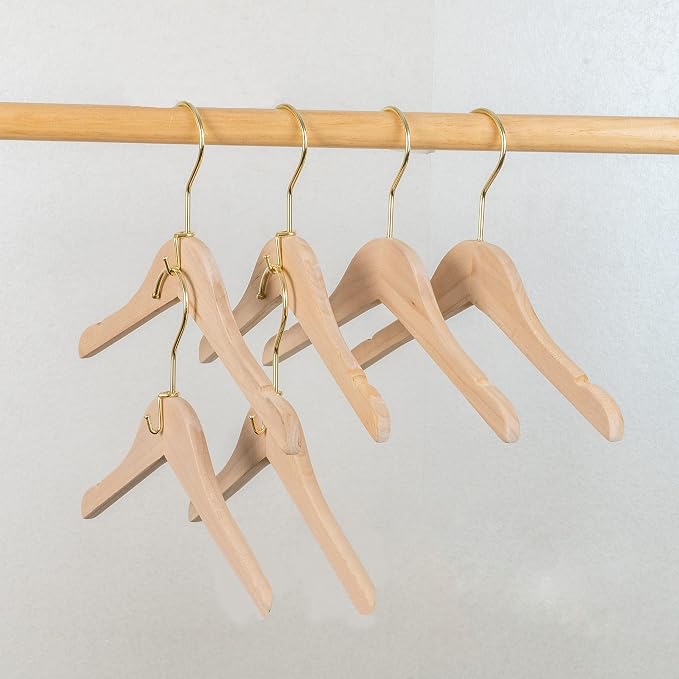 Clothes Hanger Connector Hooks, 36 Pack Gold Metal Cascading Extender Clips, Sturdy Mini Hanger Hooks for Velvet Hangers, Closet Space Saving Organizer - Image 6