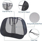 Seiritex Mesh Popup Laundry Hamper 2 Compartment, Collapsible Laundry Sorter Basket Foldable Hamper for Clothes, College Dorm, Travel (Black) - Image 2