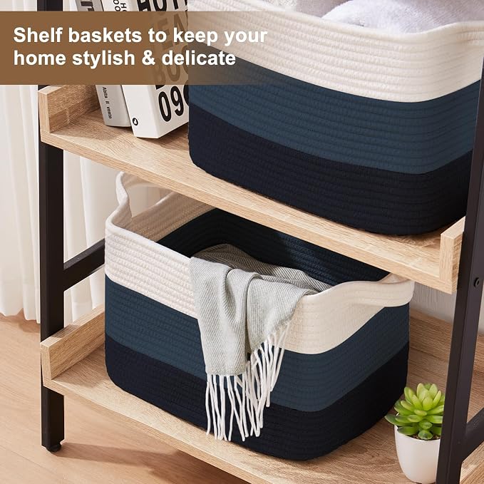 OIASKET Storage Basket for Organizing 3 Pack, Woven Baskets for Storage - Image 5