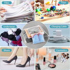 10x8 Inch Frosted Zipper Bags Swimsuit Organizer Bags No Vent Holes 25Pcs - Image 4