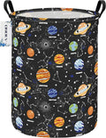 Round collapsible Solar System planet Laundry Hamper for Adults Kids by ONOEV