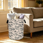 Western Horse Laundry Basket Foldable Oxford Laundry Hamper With Handle For Room Bathroom Bedroom - Image 5