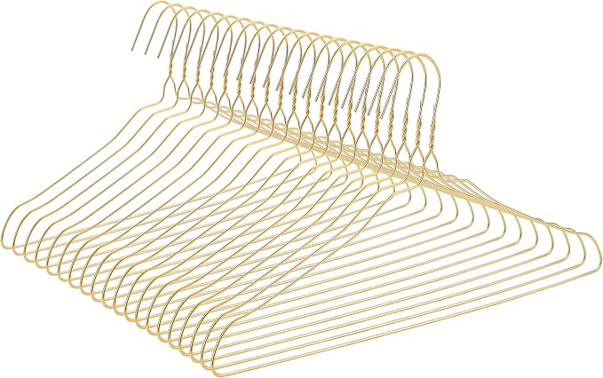 Mr. Pen- Metal Wire Hangers, 20 Pack, Gold - Image 9
