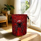 Halloween Laundry Basket Foldable Laundry Hamper With Handles Clothes Storage Bucket Organizer Laundry Bag For Bedroom Bathroom Laundry Storage 19.6 x 15.7 - Image 5