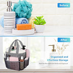 Mesh Shower Caddy Portable - 9 Pockets for College Dorm Room Essential - Image 5