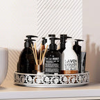 13 inch Lazy Susan Turntable Organizer, Black - Image 6