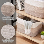 OIASKET Storage Basket for Organizing 3 Pack, Woven Baskets for Storage - Image 3