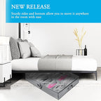 INAYA 2 Pack Under Bed Shoe Storage w/Hard Base, No Sagging, Holds 32 Pairs - Image 7