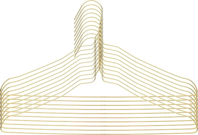 Mr. Pen- Metal Wire Hangers, 10 Pack, Gold - Image 8