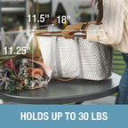 CleverMade Collapsible Tote LUXE, 30L Structured Tote Bag with Handles - Image 5