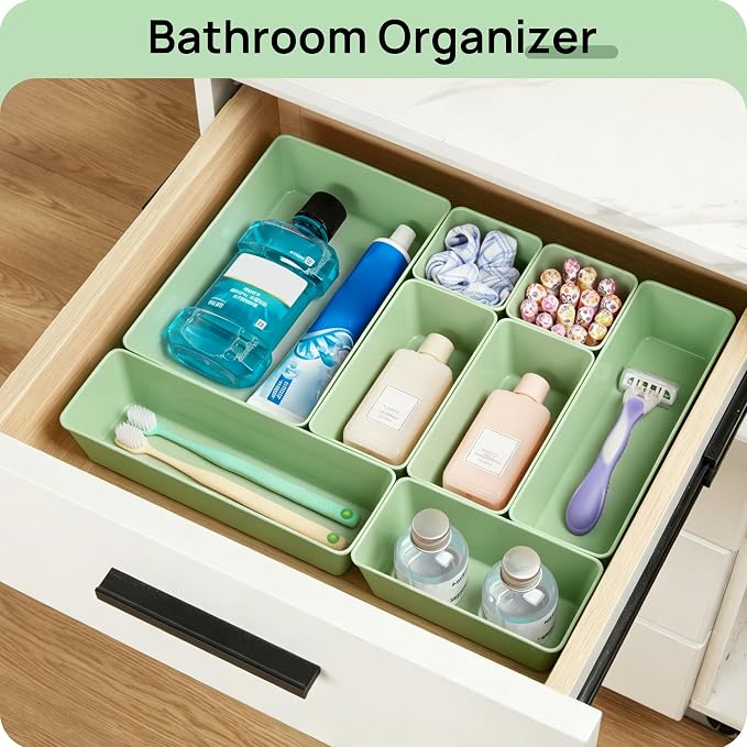 Vtopmart 25 Pack Plastic Drawer Organizers with Non-slip Rubber Pads - Image 5
