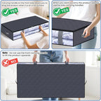 TasticTotes 4 Pack Under Bed Storage Containers, 90L Blanket Storage Bags - Image 5