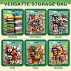 TUXIYA 10 PACK 25 Gallon Extra Large Storage Bags,35.5"x 24"x 7"Zipper Bags - Image 7