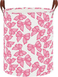 NTAOHAMPER Laundry Hamper,Laundry Basket,Baby Nursery Hamper,Waterproof Storage Bin,Clothes Organizer Basket,Room Decor(Big Bowknot) by NTAOHAMPER