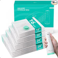 Travel Vacuum Seal Bags with Electric Pump, 16 Pack, Home Seasonal Storage by NUTICT