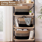 OIASKET Storage Basket for Organizing 3 Pack, Woven Baskets for Storage - Image 4