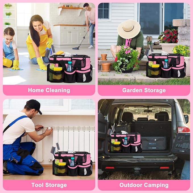 Large Cleaning Caddy Organizer, Adj Straps & Board Dividers Heavy‑Duty - Image 7