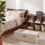 StorageWorks 10 Inch Tall Under Bed Storage Containers with Clear Lid - Image 5