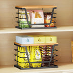 ALOCEO 3 Pack Stackable Storage Bins with Lids, Stainless Steel Trash Bag Dispenser Roll Holder for for Kitchen Sink, Laundry, Pantry Organizer and Storage - Image 4