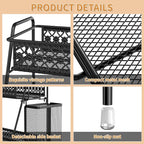 Vintage 3 Tier Bathroom Counter Organizer with Bonus Basket - Image 3