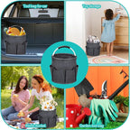17L Cleaning Caddy for Cleaning Supplies with Handle,Cleaning Supplies Organizer Bucket for Home Garden - Image 7