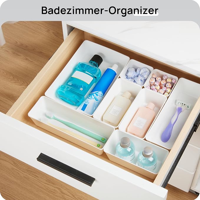 Vtopmart 25 Pack Plastic Drawer Organizers with Non-slip Rubber Pads - Image 5