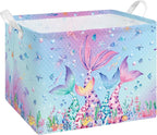 Collapsible Storage Basket Collapsible Fabric Laundry Basket with Handles by Alldomess