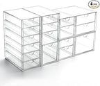 Prsildan 17 Drawers Teacher Toolbox Office Supply Organizer, Set of 4 by Prsildan