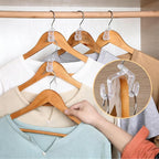 Clear Hanger Connector Hooks - Space Saving Cascading Clips for Closet Organization (100PCS) - Image 2