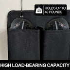 RVZONE RV Shoe Pockets 10 Pockets Heavy Hanging Bedside Storage Organizer with Sturdy Hooks Storage Pockets Hangs on bed for Shoes Toys and Tool Accessories - Image 3