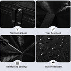 Songrey Extra Large Heavy Duty Moving Bags, 8 Pack, Black - Image 3