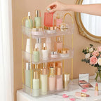 Aveniee Bathroom Counter Organizer, 3 Tier Perfume Skin Care Countertop Storage Shelf, Vanity Makeup Tray for Cosmetic Skincare Lotion,Clear - Image 3