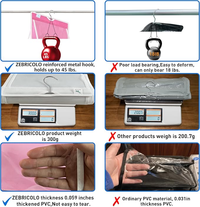 Purse Organizer for Closet, Heavy Duty Hanging Handbag Storage - Image 4