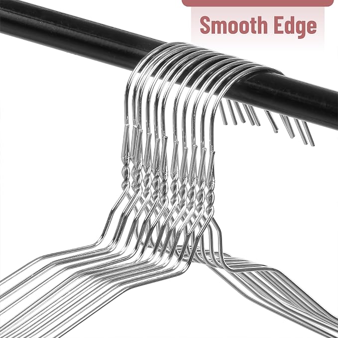 Mr. Pen- Metal Wire Hangers, 20 Pack, Silver - Image 6