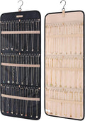 BAGSMART Hanging Necklaces Organizer Jewelry Holder, 1 piece, Large Black by BAGSMART