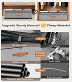 Under Bed Storage with Wheels, 35.5 inches Underbed Storage Large Capacity Under Bed Rolling Containers, 2 Pack Under the Bed Storage for Clothes, Shoes, Blankets (Deep Gray) - Image 6
