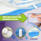 HIBAG Vacuum Storage Bags with Electric Pump, Vacuum Seal Bags for Clothing, Pillows, Blanket Bedding Comforters, 20 pack - Image 7