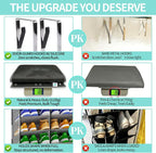 Shoe Rack for Door, Over Door Shoe Organizer for Closet - Image 4